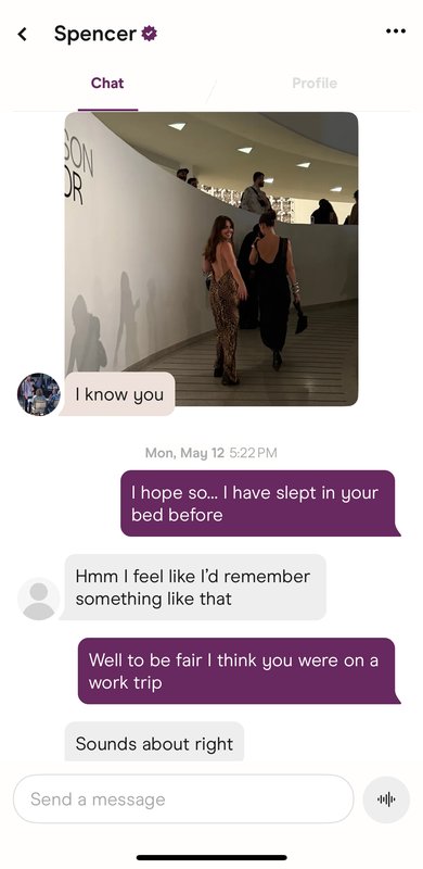 Hinge, May 2025
